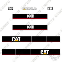 Fits Caterpillar 160H Decal Kit Motor Grader Scraper