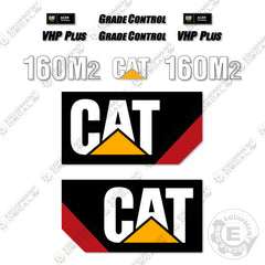 Fits Caterpillar 160M2 Decal Kit Motor Grader