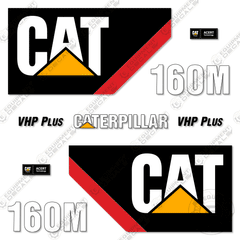 Fits Caterpillar 160M Decal Kit Motor Grader - Scraper