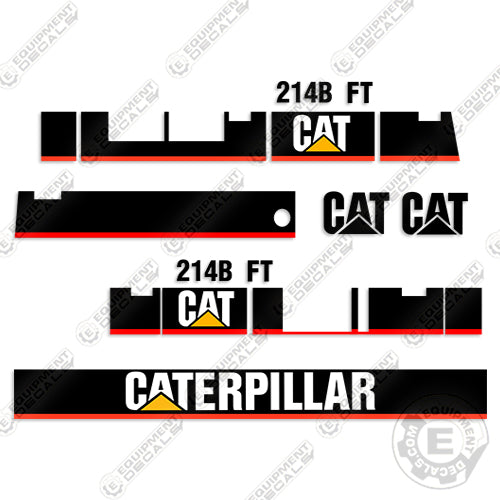 Caterpillar 214B FT Excavator Decals