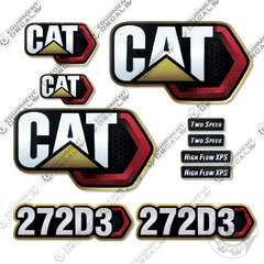 Fits Caterpillar 272D3 Decal Kit Skid Steer