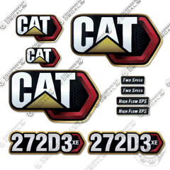 Fits Caterpillar 272D3 XE Decal Kit Skid Steer