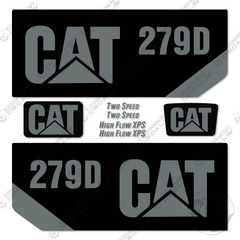 Fits Caterpillar 279D Skid Steer Decal Kit (Concrete Grey)