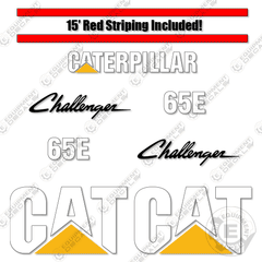 Fits Caterpillar 65E Challenger Tractor Decal Kit