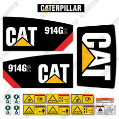 Fits Caterpillar 914G2 Decal Kit Roller