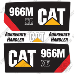 Fits Caterpillar 966M XE Wheel Loader Decal Kit (42" Sides)