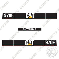 Fits Caterpillar 970F Decal Kit Wheel Loader