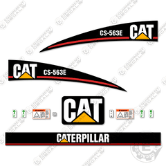 Fits Caterpillar CS563E Decal Kit Soil Compactor Roller