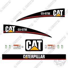 Fits Caterpillar CS573E Decal Kit Roller