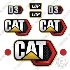 Fits Caterpillar D3 LGP Decal Kit Next Gen Dozer