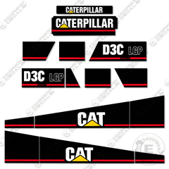 Fits Caterpillar D3C LGP Series 2 Decal Kit Dozer