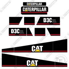 Fits Caterpillar D3C XL Series 2 Decal Kit Dozer