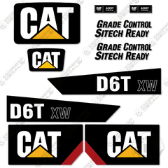 Fits Caterpillar D6T XW Dozer Tractor Decal Kit