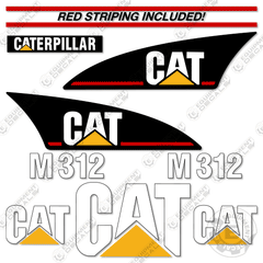 Fits Caterpillar M312 Decal Kit Excavator