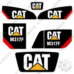 Fits Caterpillar M317F Decal Kit Excavator