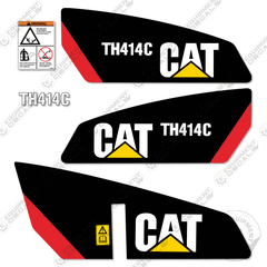 Fits Caterpillar TH414C Telehandler Decal Kit