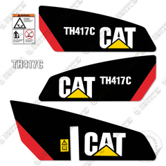 Fits Caterpillar TH417C Telehandler Decal Kit