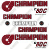 Image of Fits Champion C80C Decal Kit Motor Grader