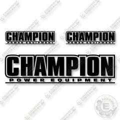 Champion Tracked Dumper Decal Kit Dumper -Aftermarket Kit