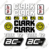 Image of Clark TMX12 Decal Kit Forklift - Aftermarket Kit