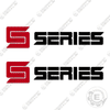 Image of Fits Clark CS Series Decal Kit (Set of 2) Forklift