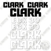 Image of Fits Clark ECX30 Decal Kit Forklift