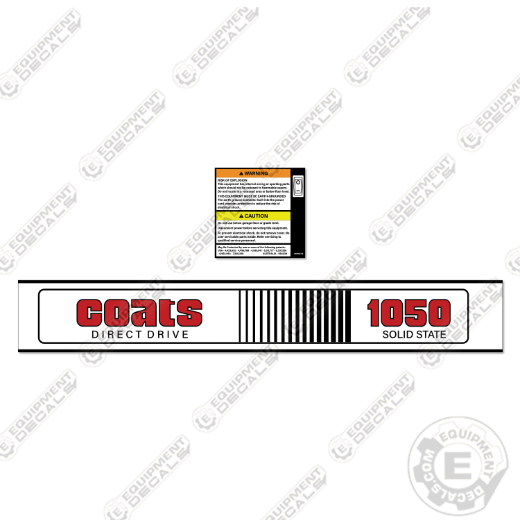 Fits Coats 1050 Decal Kit Wheel Balancer