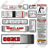Image of Coats 5050 Limited Edition Decal Kit Tire Changer-  Aftermarket Kit