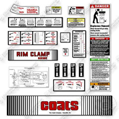 Coats 9010e Decal Tire Changer - Aftermarket Kit