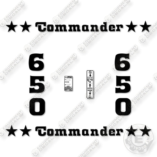 Commander 650 Decal Kit UTV - Aftermarket Kit