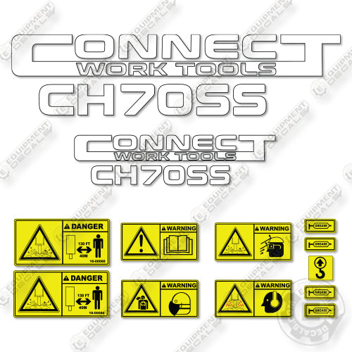 Connect CH70SS Decal Kit Hammer - Aftermarket Kit