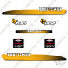 Image of Fits Craftsman LT1000 Decal Kit Mower - YELLOW