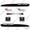 Image of Fits Craftsman LT1000 Decal Kit Mower - BLACK!