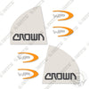 Image of Crown WP Decal Kit Pallet Jack - Aftermarket Kit