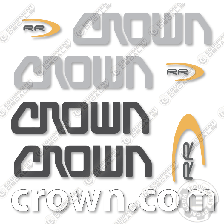 Fits Crown RR5700 Decal Kit Forklift