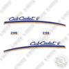 Image of Cub Cadet 2166 Decal Kit Garden Tractor - Aftermarket Kit