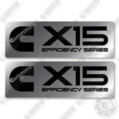 Cummins X15 Efficiency Series Decal Kit Engine- Aftermarket Kit