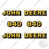Image of John Deere 840 Decal Kit Front End Loader - Aftermarket Kit