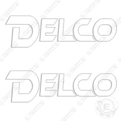 Fits Delco Trailer Decal Kit 20" Wide