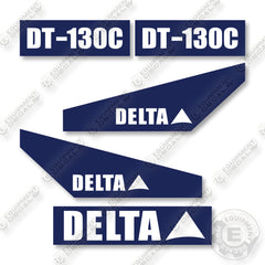 Delta DT-130C Decal Kit Trencher - Aftermarket Kit