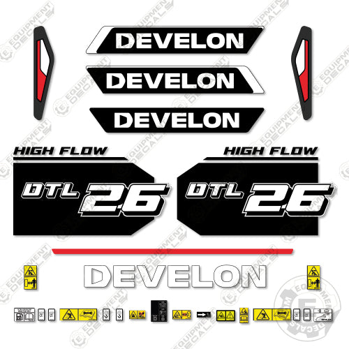 Develon DTL26 Decal Kit Compact Track Loader - Aftermarket Kit