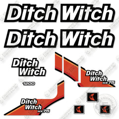Ditch Witch HX75 Decal Kit Vacuum Excavator- Aftermarket Kit