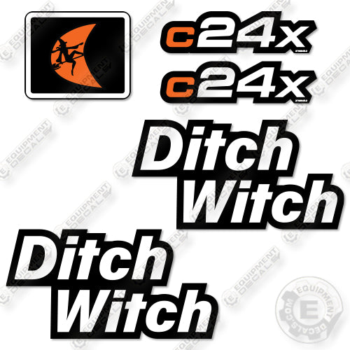 Fits Ditch Witch c24x Decal Kit Trencher