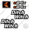 Image of Fits Ditch Witch c24x Decal Kit Trencher