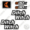 Image of Fits Ditch Witch c30x Decal Kit Trencher