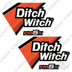 Fits Ditch Witch FM5X Decal Kit Fluid Manager