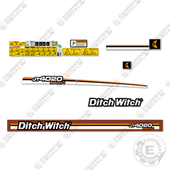 Fits Ditch Witch JT4020 Mach 1 Decal Kit Directional Drill