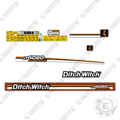 Fits Ditch Witch JT4020 All Terrain Decal Kit Directional Drill