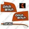 Image of Fits Ditch Witch R230 Decal Kit Trencher