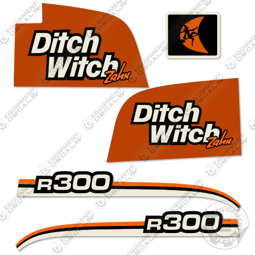 Fits Ditch Witch R300 Decal Kit Tool Carrier